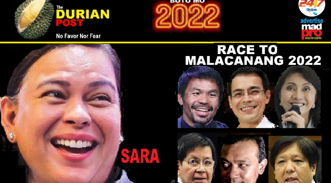 PULSE ASIA: Sara remains top choice for President in 2022