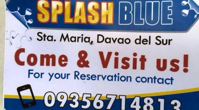 Splash Blue BEACH RESORT – STA. MARIA – DAVAO DEL SUR