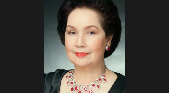 Palace pays tribute to Susan Roces